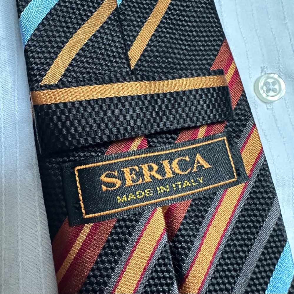 Serica Tie 100% pure silk made in Italy